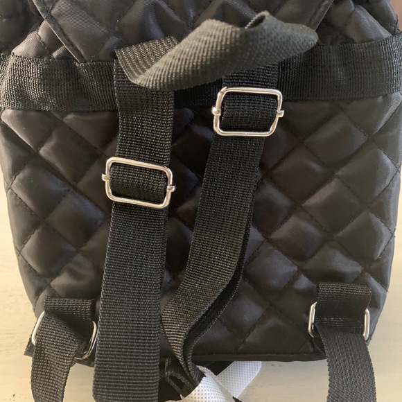 Bags Nwot Small Black Quilted Backpack Poshmark